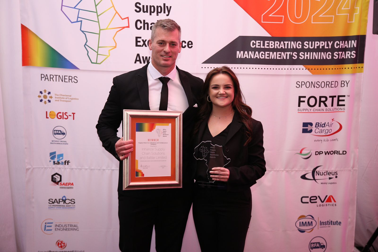 Two category wins for Inhance Supply Chain Solutions at Africa Supply Chain Awards